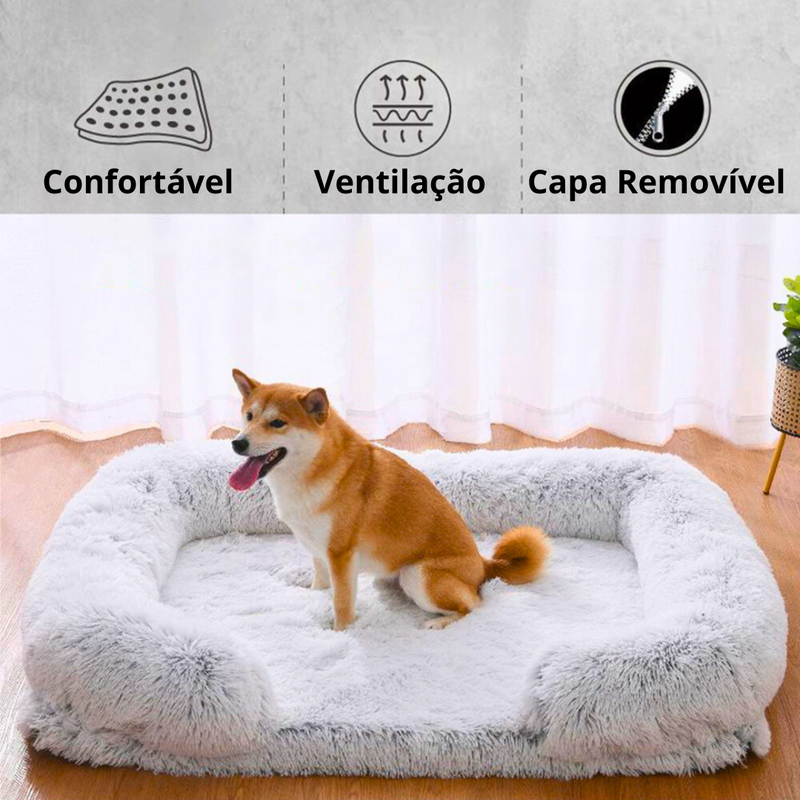 Cama Nuvem Retangular Elite | Para Cachorro e Gato